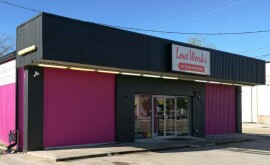 loveworks on prien in pink building